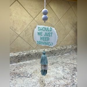 4 inch disc to hang on rearview mirror